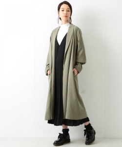Ray BEAMS / ショールカラー ロング コート