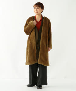 Ray BEAMS / エコファー 2way コート