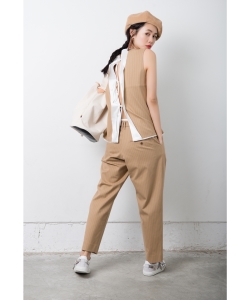 ◇RBS / サテントリム 1タックパンツ