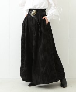 ◇RBS / ピンストライプ タック フレア パンツ