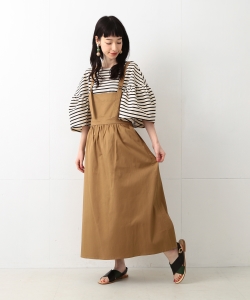 Ray BEAMS / サロペット ロング ワンピース