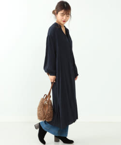 Ray BEAMS / ジャカード ガウン ワンピース