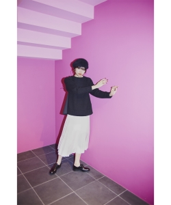 ◇RBS / バック サテン プリーツ スカート