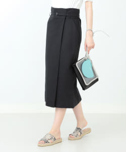 Ray BEAMS / ハイウエスト ベルテッド タイト スカート