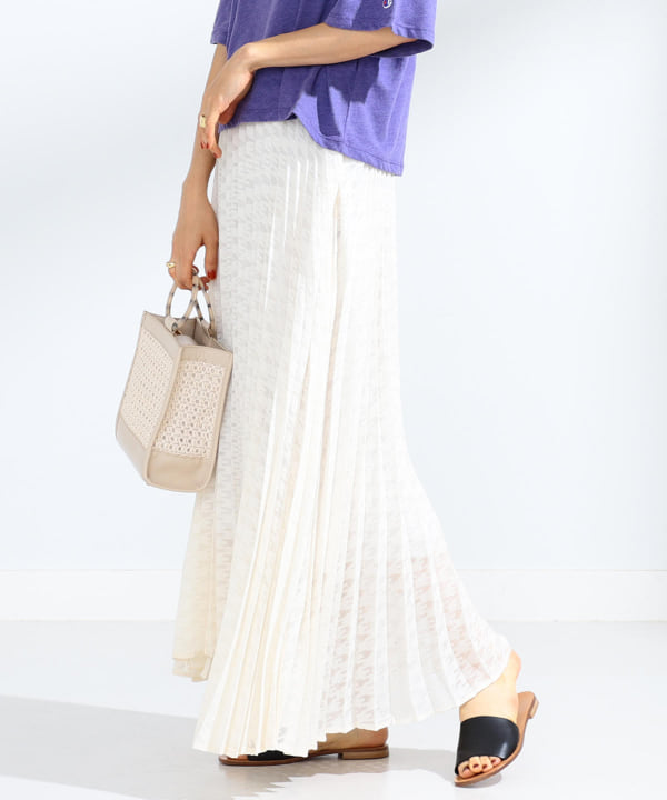 Ray Beams レイ ビームス アウトレット Ray Beams オパール チドリ プリーツ スカート スカート マキシ ロング丈スカート 通販 Beams