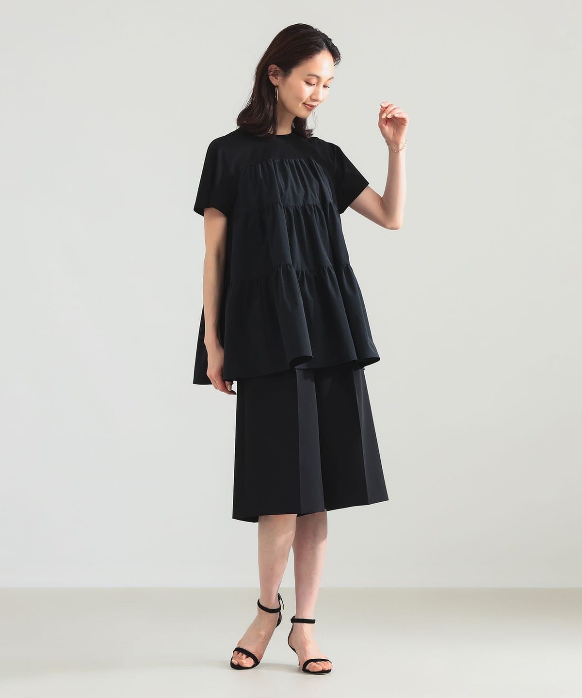 Demi-Luxe BEAMS Demi-Luxe BEAMS Tiered Pullover (T-shirts, Cut and