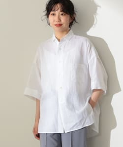 TICCA / リネン ハーフスリーブシャツ
