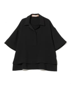 ROOM NO.8 / マットサテン スキッパーブラウス