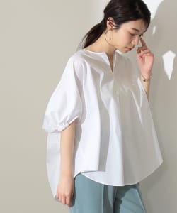 ▲Demi-Luxe BEAMS / スリットネック プルオーバー