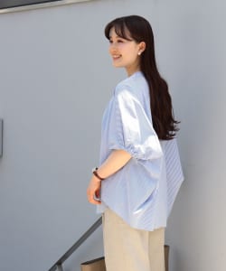 ▲Demi-Luxe BEAMS / スリットネック プルオーバー