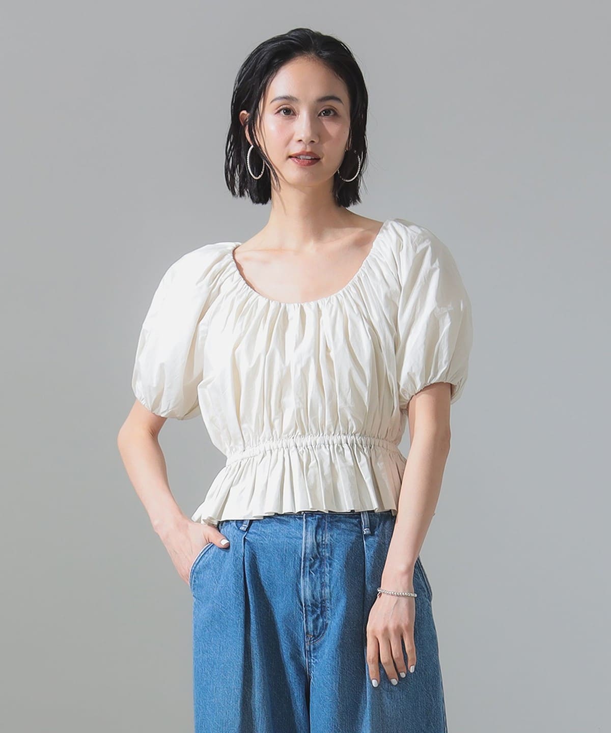 Merlette マーレット / SILENE トップス シャツ・ブラウス WOMEN CHALK S Merlette マーレット / SILENE トップス シャツ・ブラウス WOMEN CHALK S