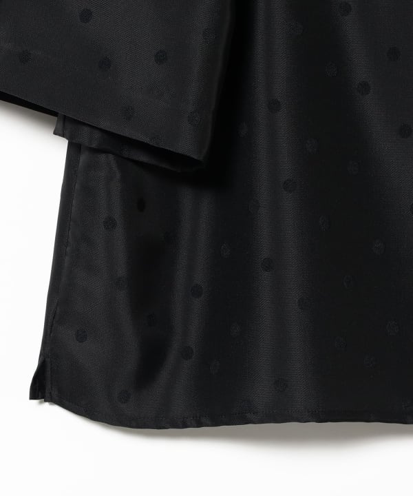 ブラウス シャツ ドットジャガード パフスリーブ ブラウス「手洗い可」 レディース Demi-Luxe BEAMS（デミルクス ビームス）ドットジャガード