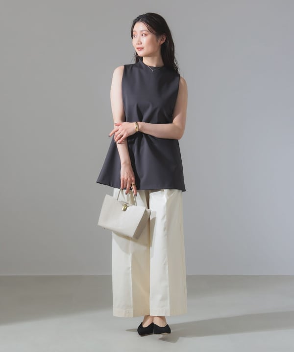 アメリカ通販ファッション Demi-Luxe ノースリーブ ビームス）ポンチ BEAMS（デミルクス トップス