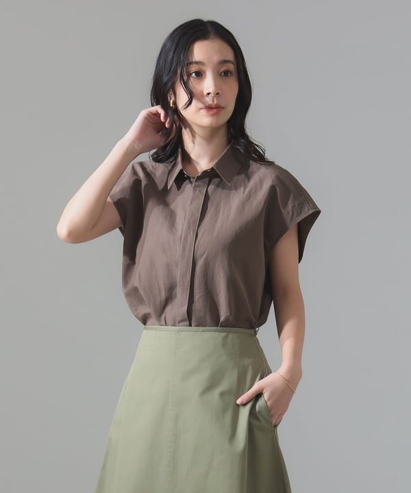 Demi-Luxe BEAMS Demi-Luxe BEAMS ATON SILK LINEN SHANTUNG