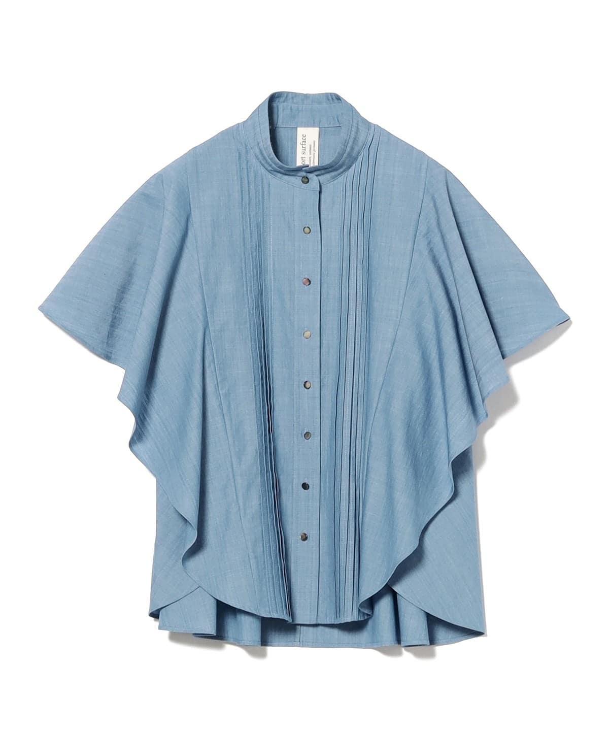 support surface / シャンブレー ピンタックブラウス シャツ・ブラウス WOMEN SKY BLUE 1 support surface / シャンブレー ピンタックブラウス シャツ・ブラウス WOMEN SKY BLUE 1
