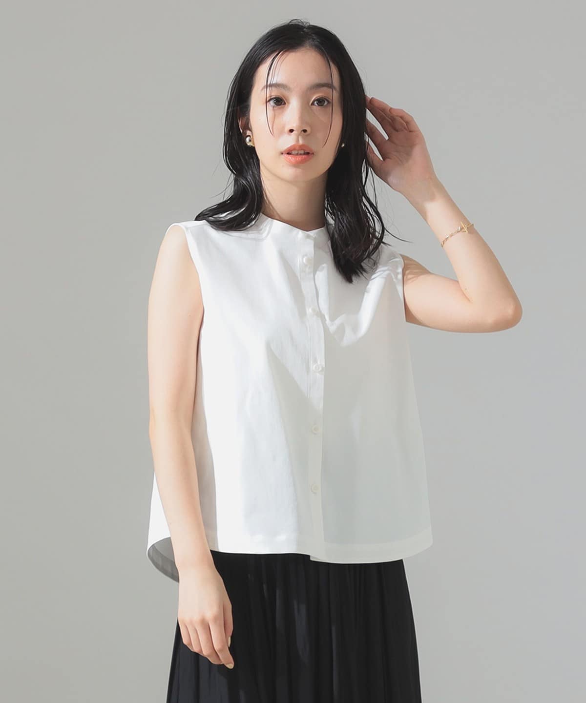 【美品】 Demi-Luxe BEAMS タック バンドカラー シャツ 楽天市場】【SALE／70%OFF】Demi-Luxe BEAMS / タック バンド