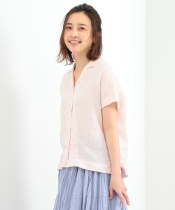 120%LINO / オープンカラー ショートスリーブシャツ