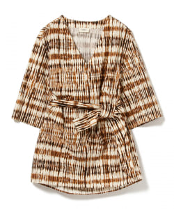 BARENA / プリント Vネックプルオーバー