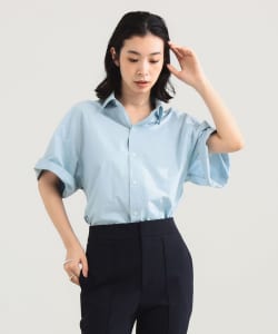 【+15%ポイントUP】AK+1 / ハーフスリーブ コットン シャツ