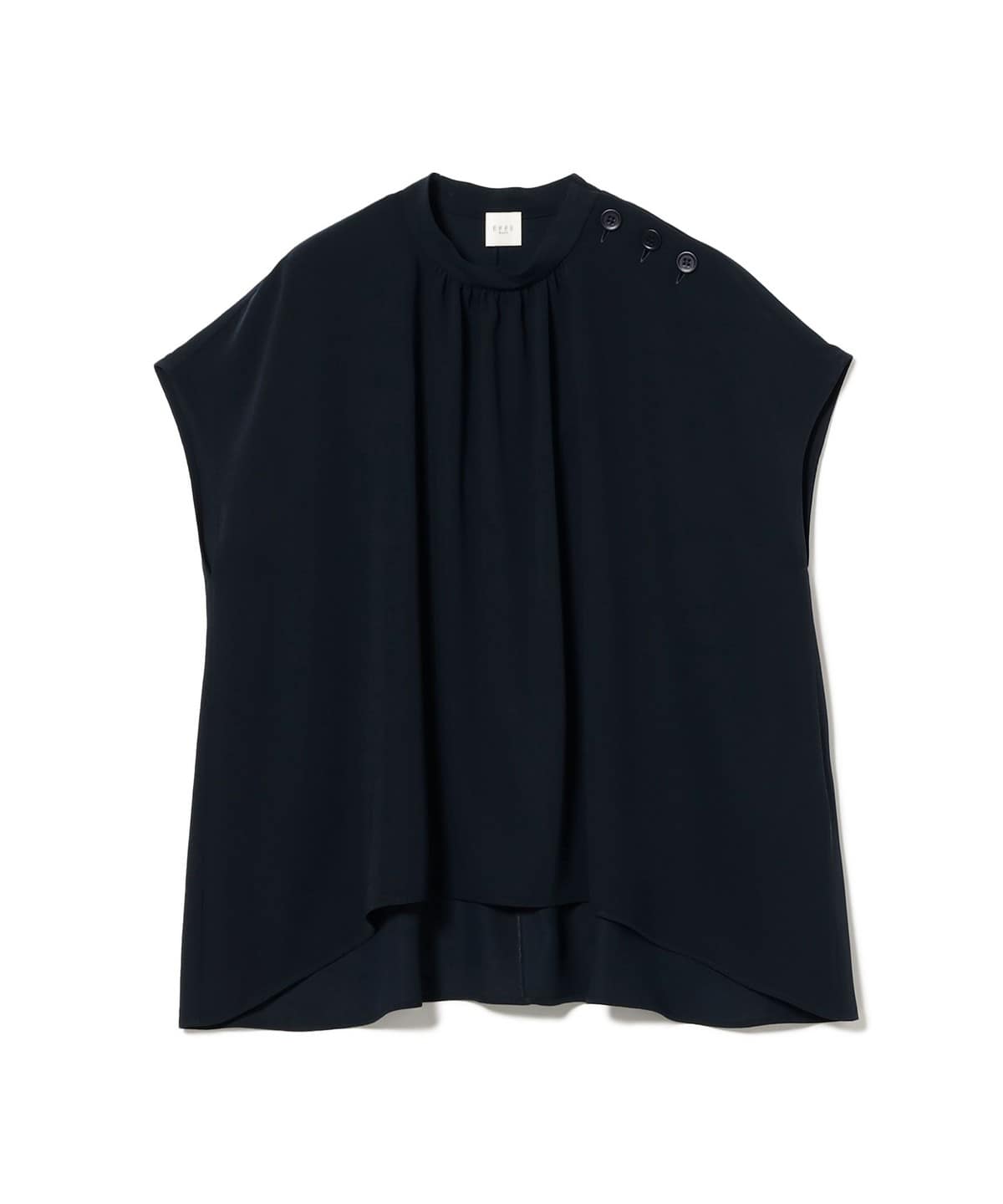 マット ギャザー ブラウス シャツ・ブラウス WOMEN NAVY 36 マット ギャザー ブラウス シャツ・ブラウス WOMEN NAVY 36