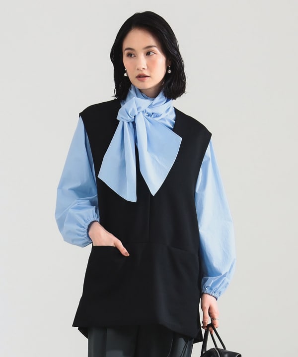 値下げ中！Demi Luxe BEAMS セットアップ　パンツ　ベスト Demi-Luxe BEAMS（デミルクス ビームス）ツイル Vあき プル