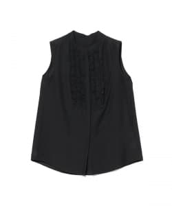 レーヨンリネン フリルヨーク ブラウス