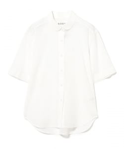ROHE / シアー エンブロ ハーフスリーブ シャツ