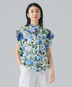 【別注】SUPPORT SURFACE / フラワー パネル ノースリーブ ブラウス