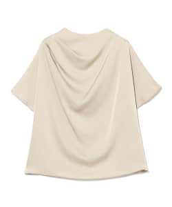 M・fil / サテン ドレープ ブラウス