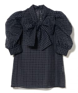 CORCOVADO / ビッグリボン ハーフスリーブ ブラウス