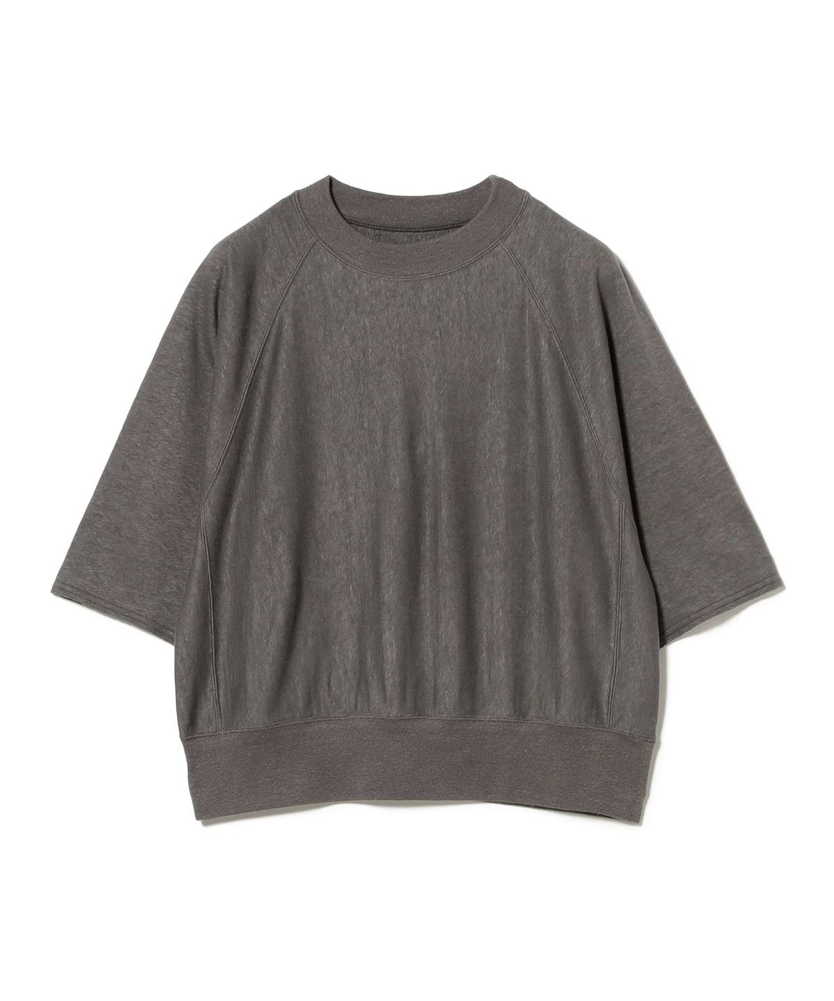 BATONER バトナー / ベルギーリネン 裏毛 ショートスリーブ トップス トップス WOMEN GREY 1 BATONER バトナー / ベルギーリネン 裏毛 ショートスリーブ トップス トップス WOMEN GREY 1