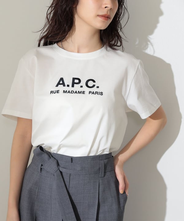 A.P.C ロゴTシャツ www.iqueideas.in