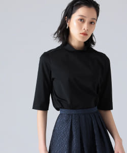 ▲M・fil / ハイネック 7分袖 プルオーバー