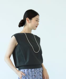 Demi-Luxe BEAMS / インレー ボートネックプルオーバー