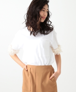 A PUPIL / フリンジ Tシャツ