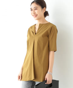 ELIN / スリットネック Tシャツ