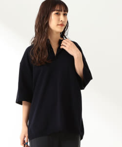 ATON / オーバー ヘンリーネック Tシャツ