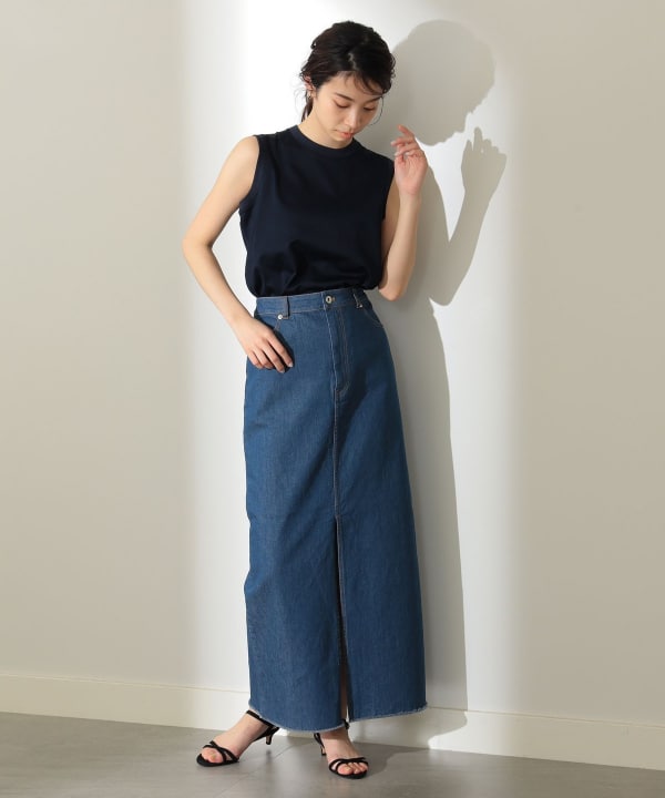 高価値 カーディガン ノースリーブ Sloane Beams Demi Luxe カーディガン