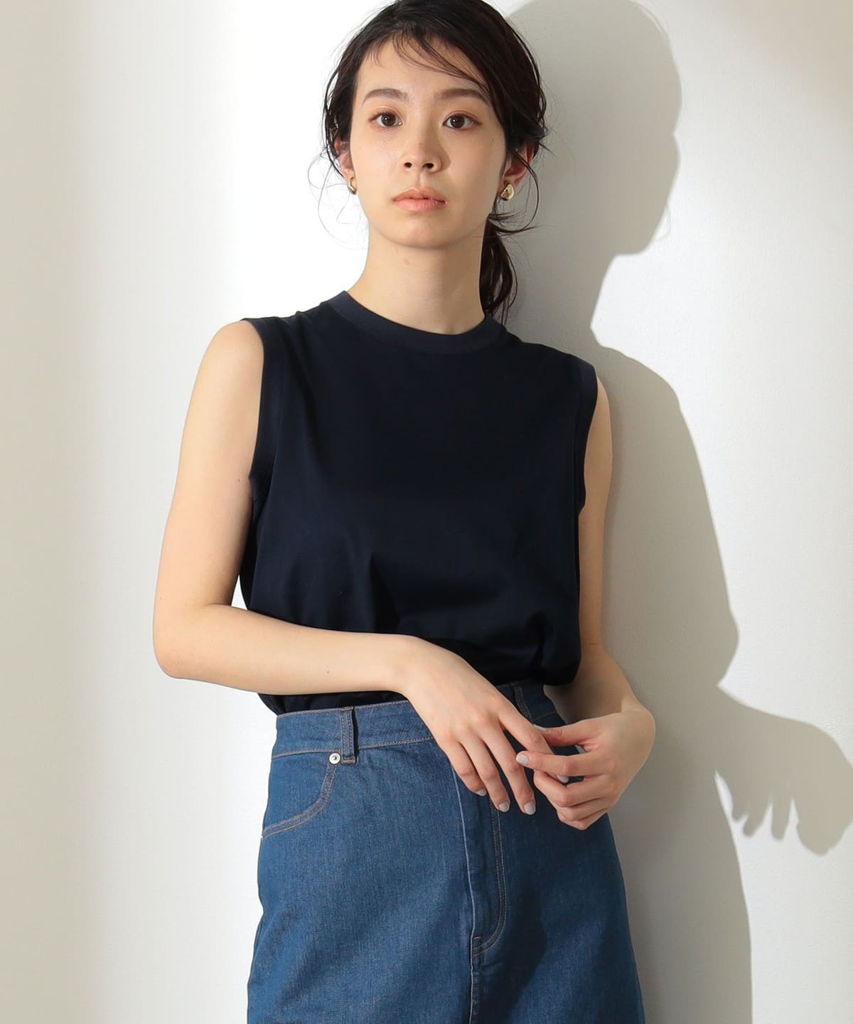 高価値 カーディガン ノースリーブ Sloane Beams Demi Luxe カーディガン