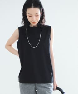 SLOANE / コットン天竺 ノースリーブ Tシャツ