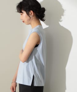 Demi-Luxe BEAMS / スムース ノースリーブ プルオーバー