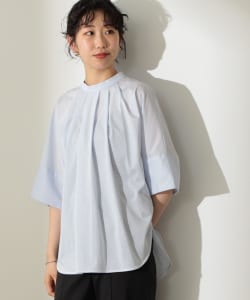 Demi-Luxe BEAMS / スタンドネック ハーフスリーブ プルオーバー