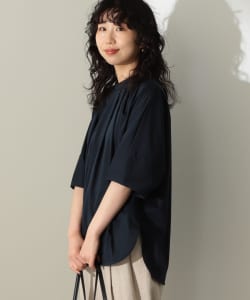 Demi-Luxe BEAMS / スタンドネック ハーフスリーブ プルオーバー