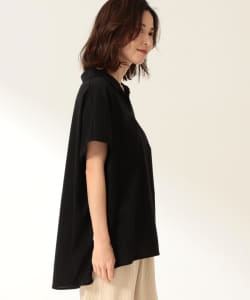 Demi-Luxe BEAMS / 天竺 スキッパー プルオーバー