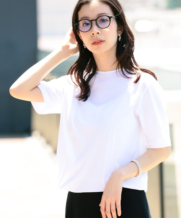 2024人気特価 Demi-Luxe BEAMS（デミルクス ビームス）ATON / ORGANIC FRESCA Tシャツ(半袖/袖なし)