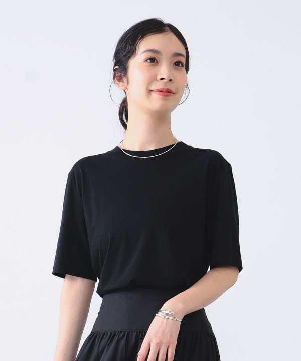 Demi-Luxe BEAMS - ATON ラウンドヘムロングTシャツ 02の通販 by