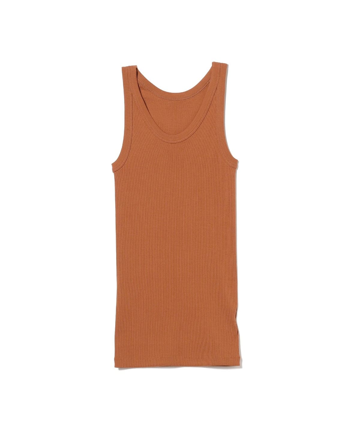 丸胴 テレコ タンクトップ Tシャツ・カットソー WOMEN TERRA COTTA ONE SIZE 丸胴 テレコ タンクトップ Tシャツ・カットソー WOMEN TERRA COTTA ONE SIZE