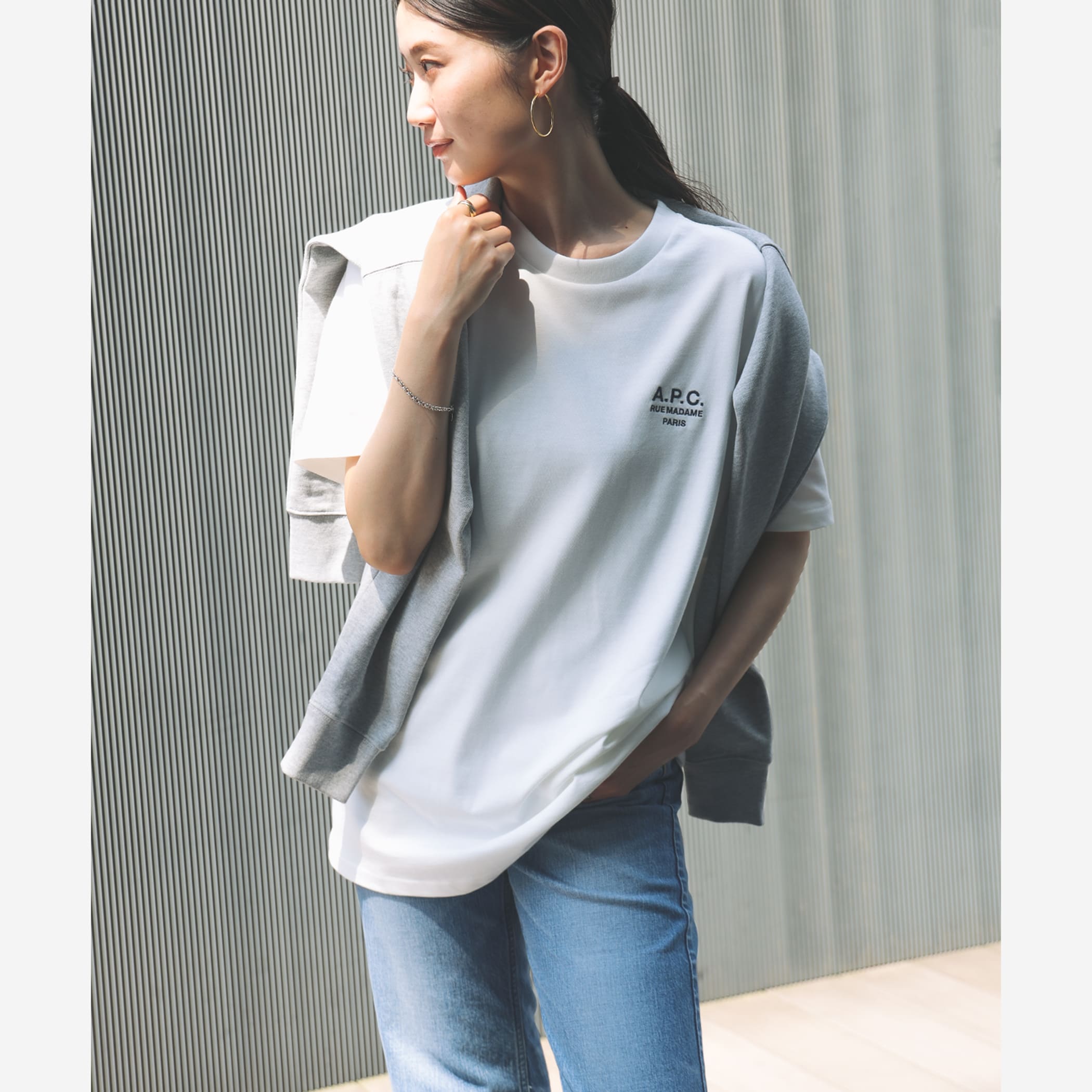 Demi-Luxe BEAMS（デミルクス ビームス）A.P.C. / STANDARD RUE MADAME Tシャツ（Tシャツ・カットソー T シャツ）通販｜BEAMS