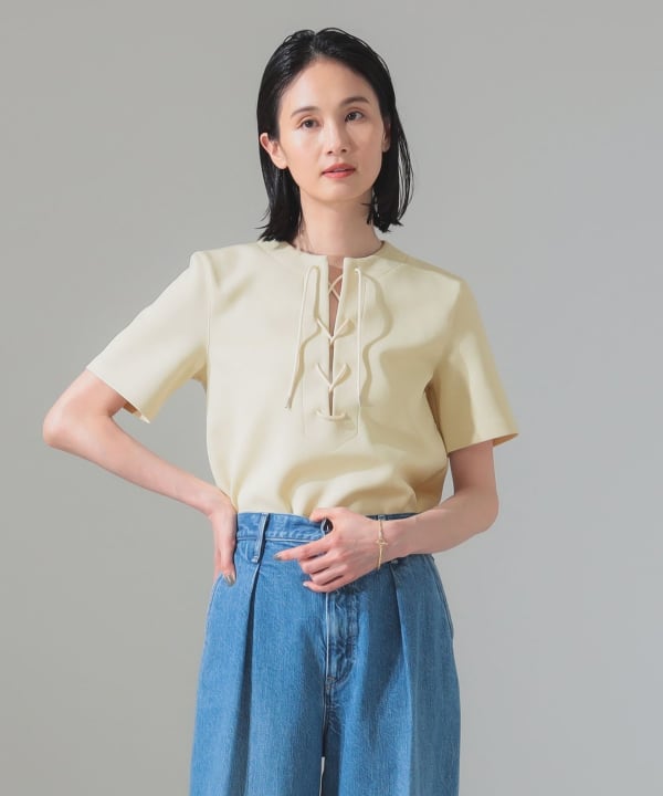 Demi-Luxe BEAMS（デミルクス ビームス）AURALEE / WETSUIT JERSEY  