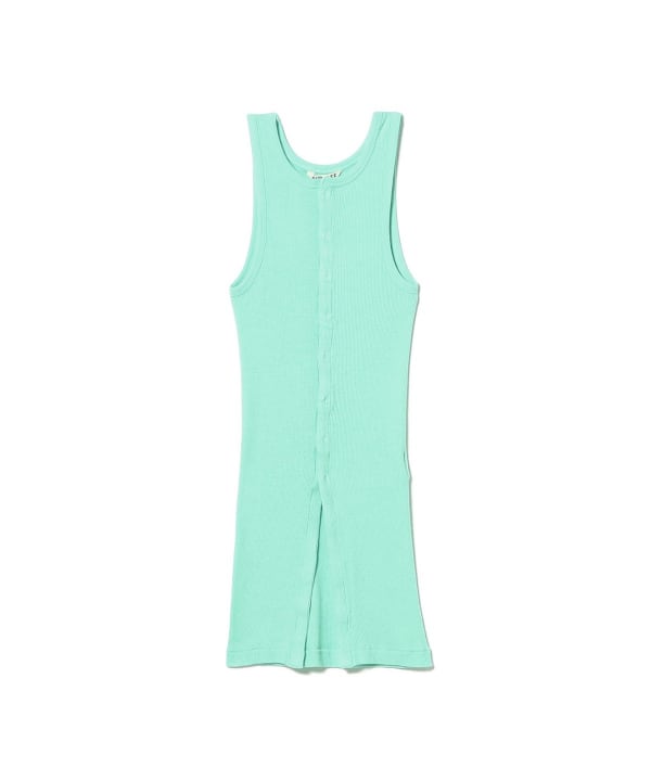 AURALEE SLEEVELESS ORGANIC SOFT RIB TANK TOP